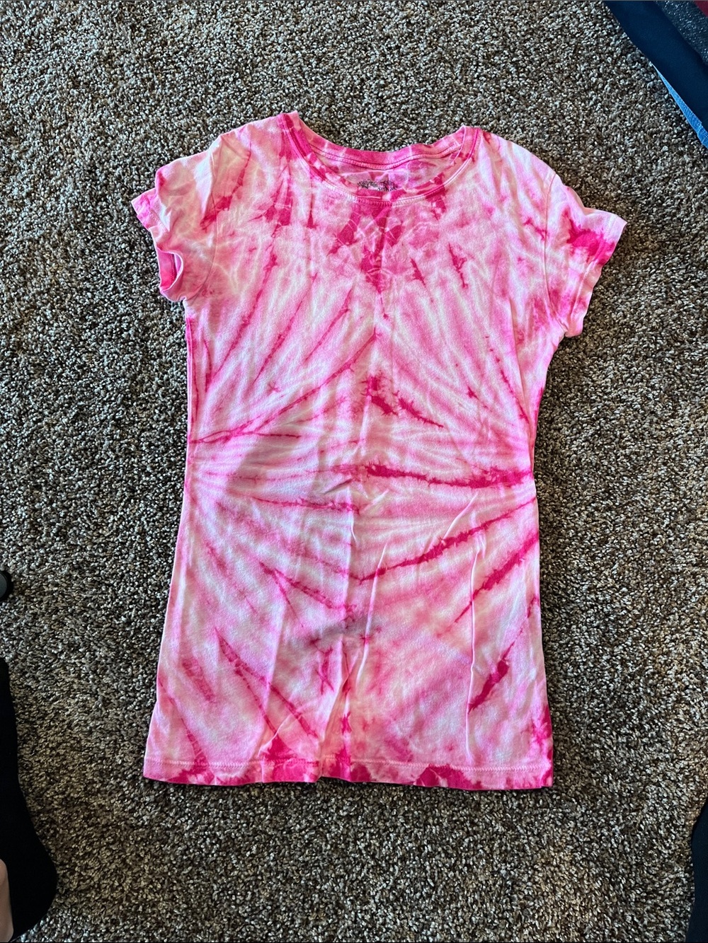 Stranded Pink Tie-Dye Short Sleeve Tee